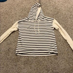 striped hoodie
